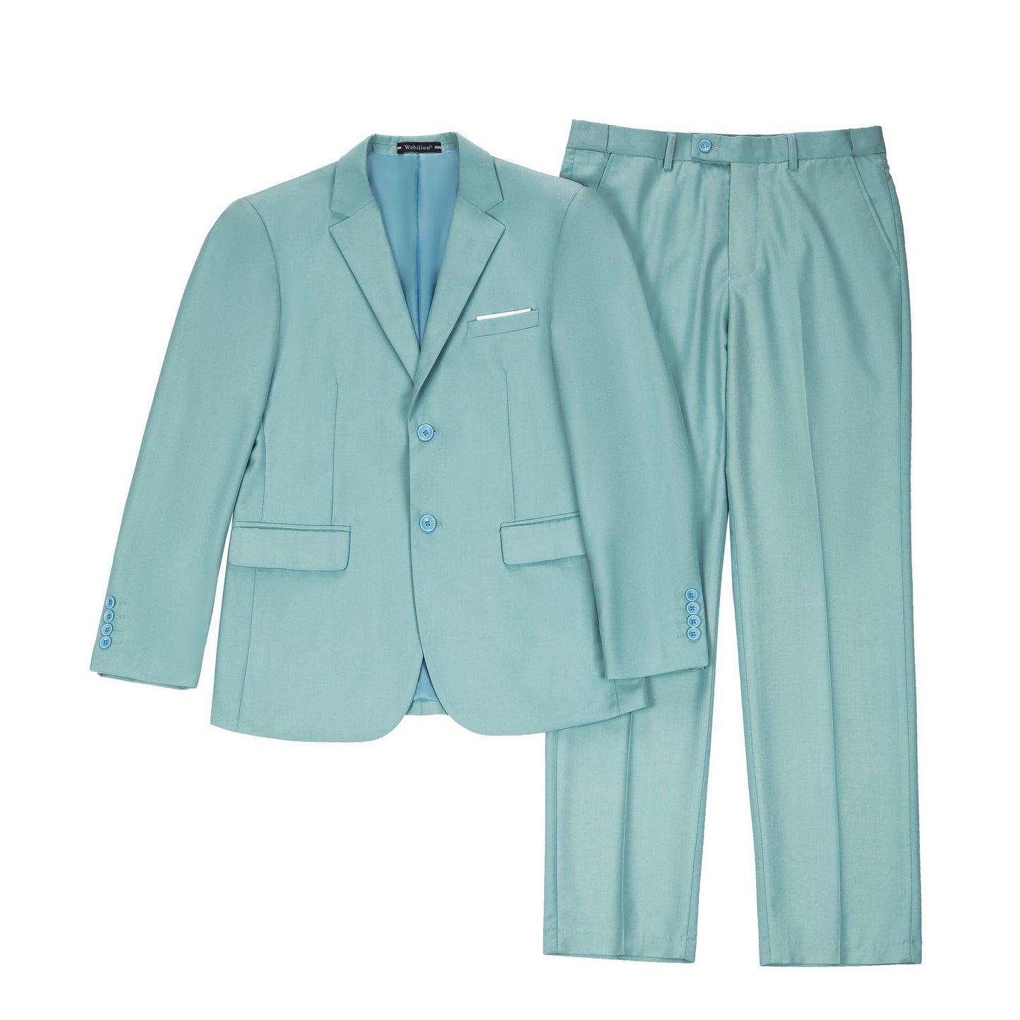 ly1361 Mint Green Two Button Wedding 2 Pieces Men's Suits Jacket+Pants