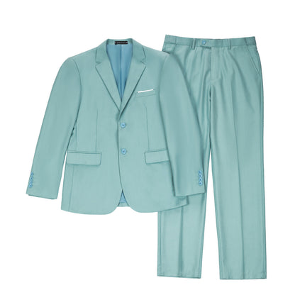 ly1361 Mint Green Two Button Wedding 2 Pieces Men's Suits Jacket+Pants