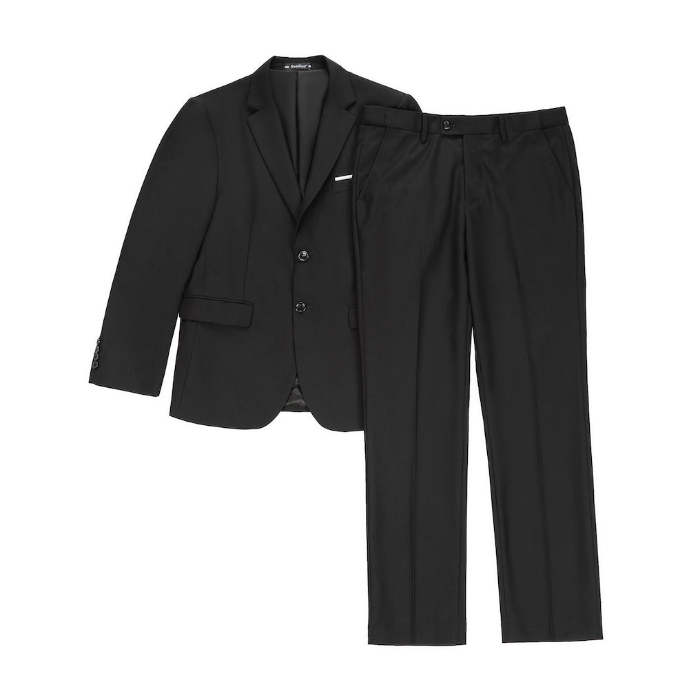 ly1365 Black Two Button Wedding 2 Pieces Men's Suits Jacket+Pants