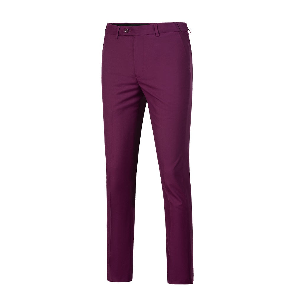 Purple Men's Pants for Party, Wedding and Business