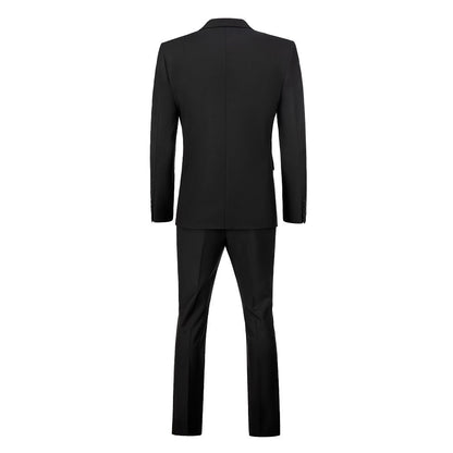 ly1703 Two Button Wedding 3 Pieces Slim Fit Men Suits (MORE COLORS+)