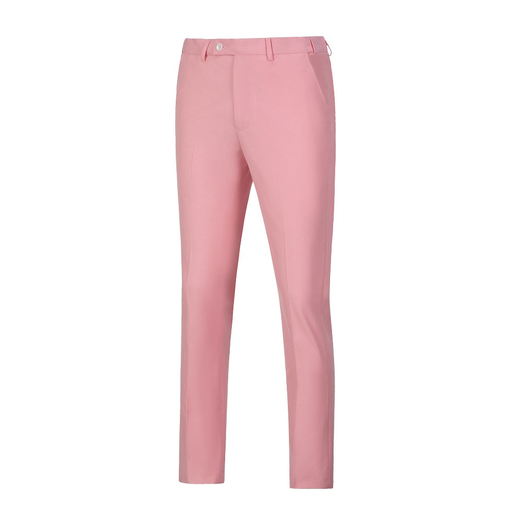 Pink Men's Pants for Party, Wedding and Business