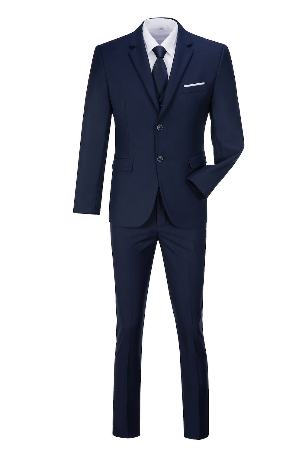 ly1296 Two Button 3 Pieces Men Suits (MORE COLORS+)