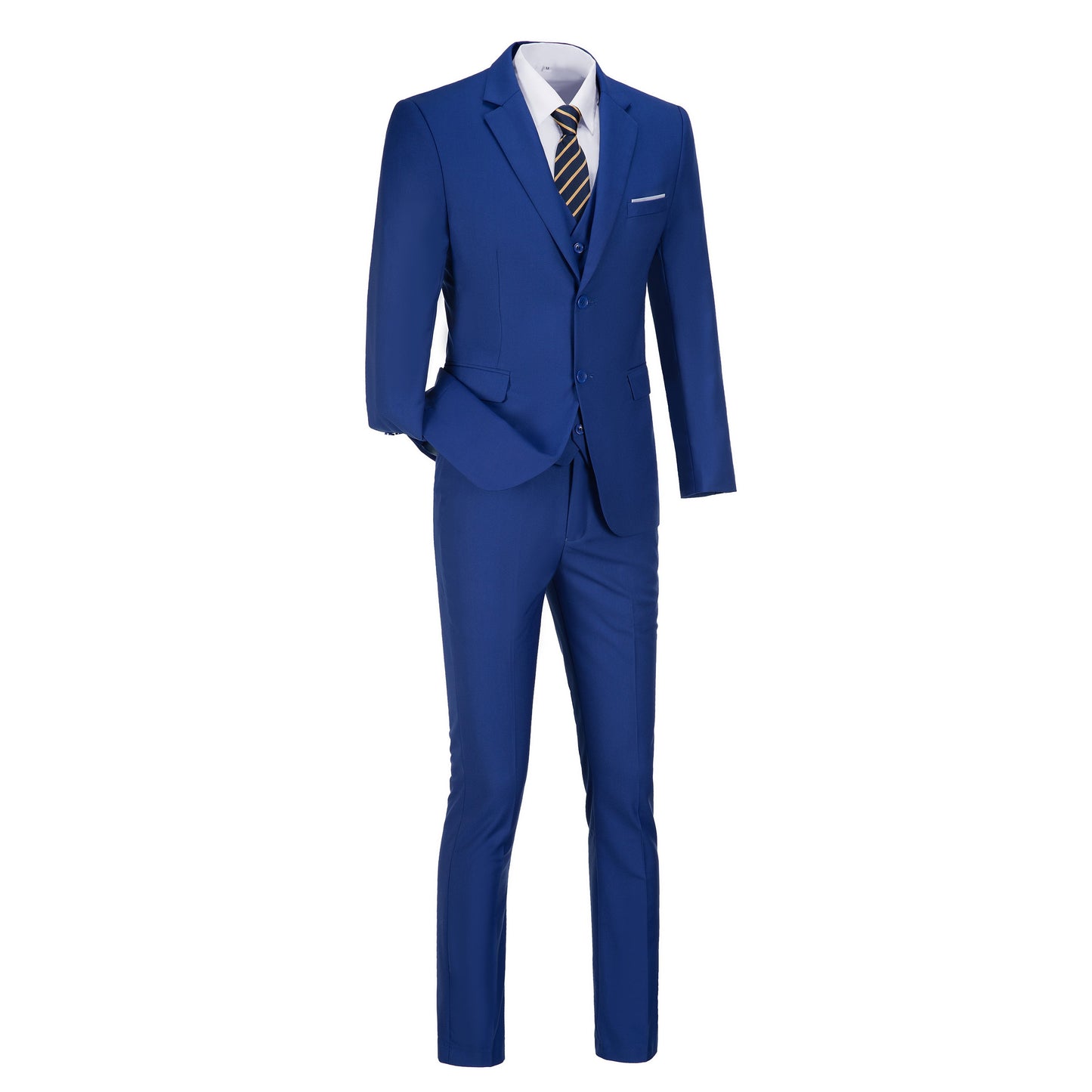 ly1702 Two Button Wedding 3 Pieces Slim Fit Men Suits (MORE COLORS+)