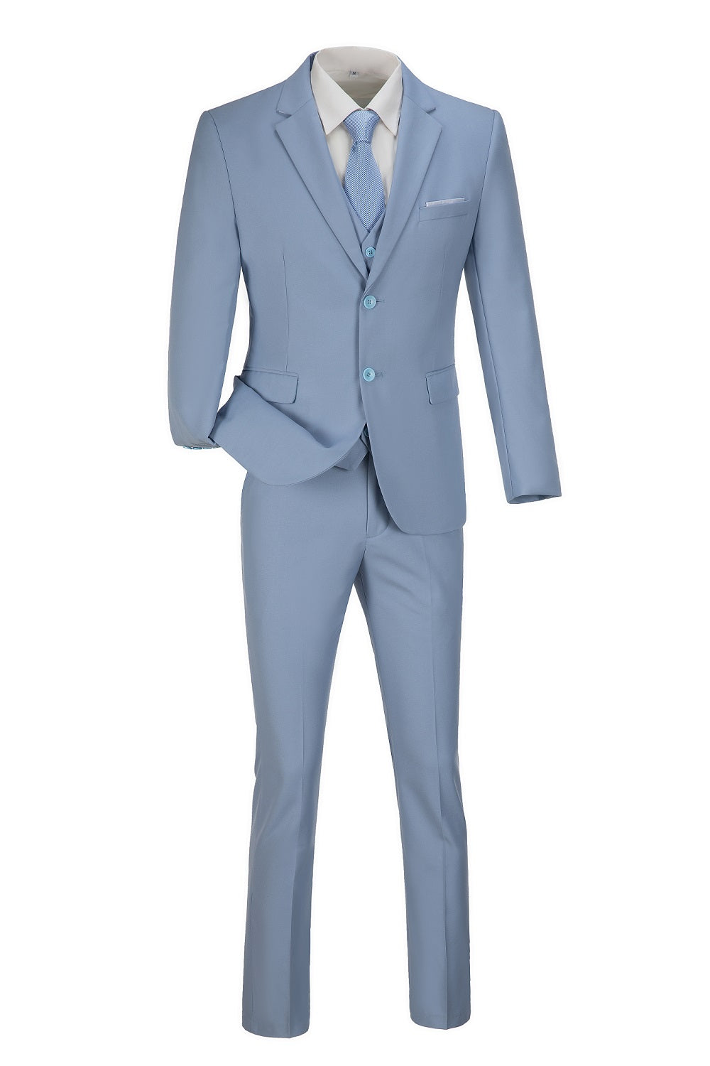 ly1296 Two Button 3 Pieces Men Suits (MORE COLORS+)