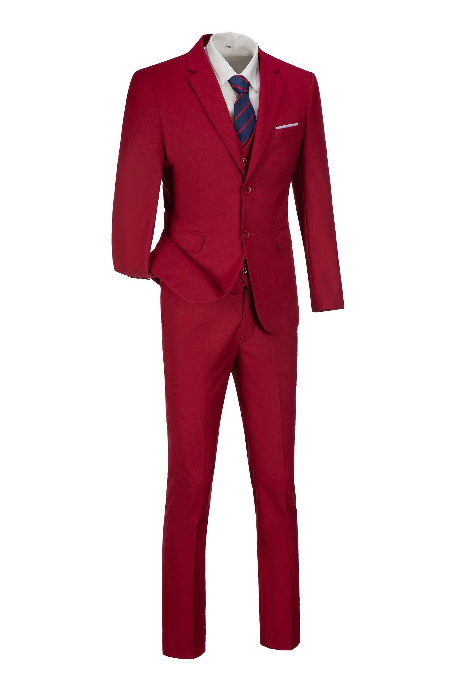 ly1296 Two Button 3 Pieces Men Suits (MORE COLORS+)