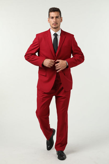 ly1303 Two Button 3 Pieces Slim Fit Men Suits (MORE COLORS+)