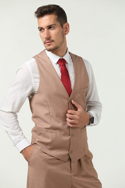 ly1303 Two Button 3 Pieces Slim Fit Men Suits (MORE COLORS+)