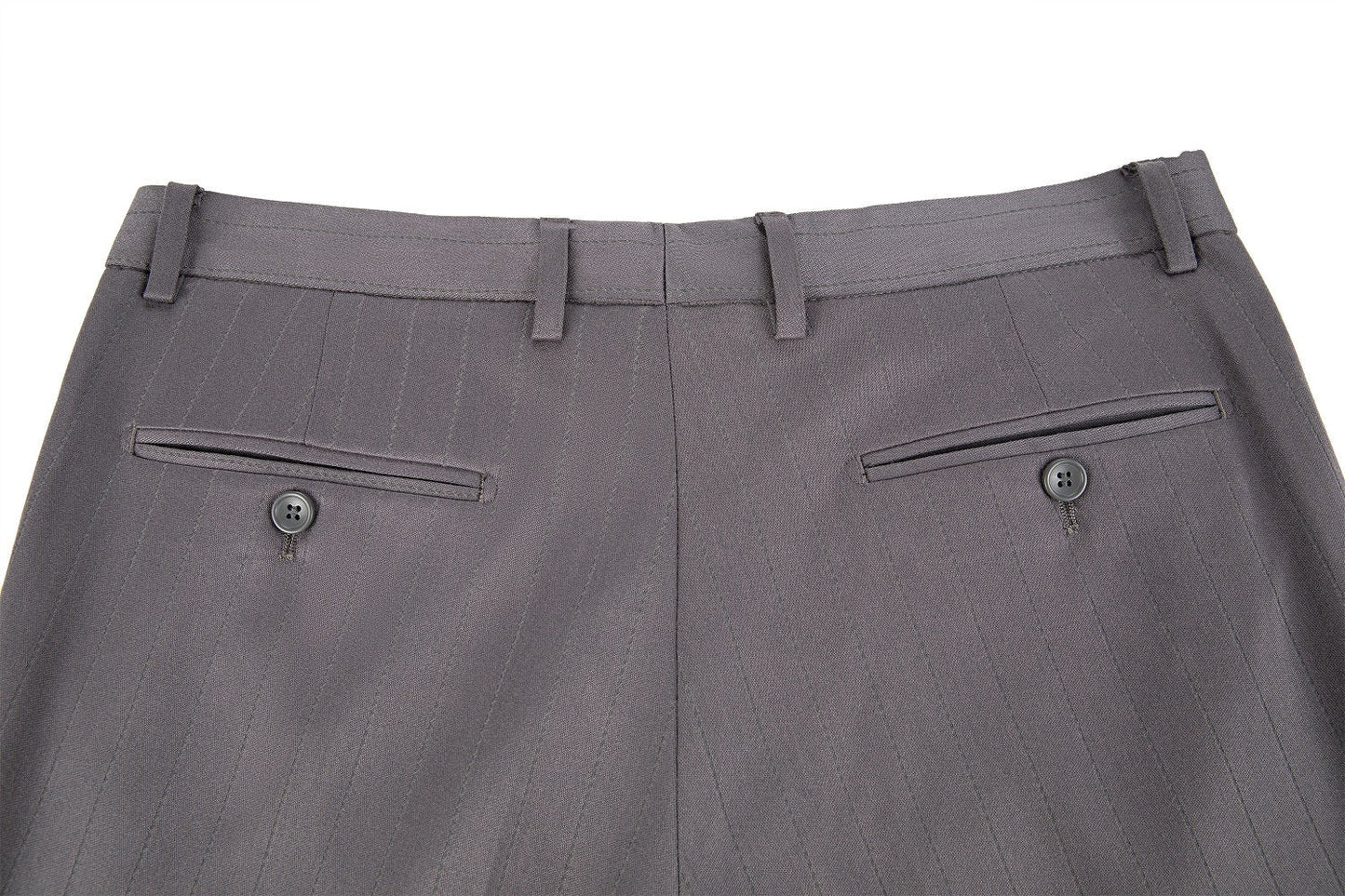 ly1616 Grey Stripe Men's Pants for Party, Wedding and Business