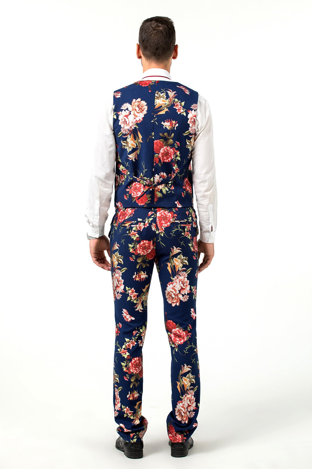 ly1511 New Arrival Royal Blue Unique Patterned Party Banquet 3 Piece Men Suits