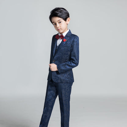 ly1233 Unique Design Slim Fit Modern 5 Piece Boys Suits