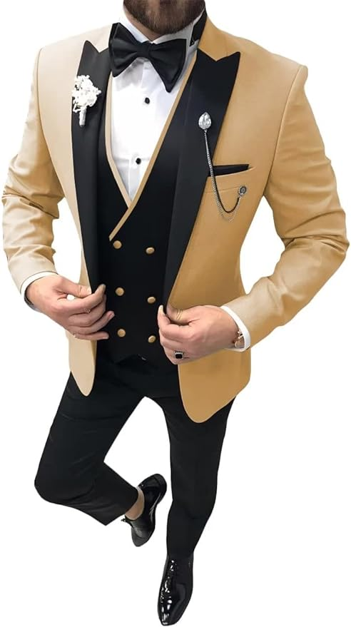 ly1138 Wedding Tuxedo Dinner 3 Men Piece Suit