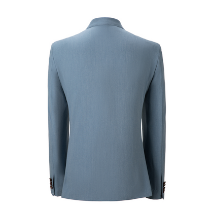 ly1101 Double Breasted Blue Men's Two Button Blazer