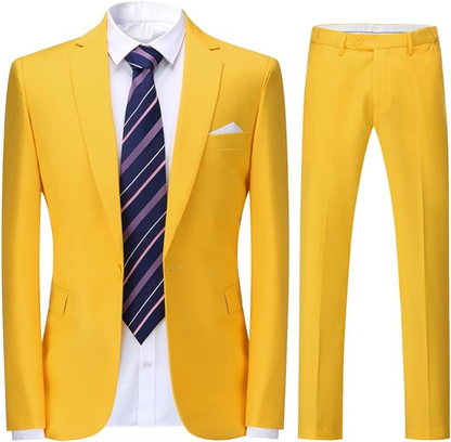 ly1140 Single-Breasted One Button Center 2 Pieces Men's Suit