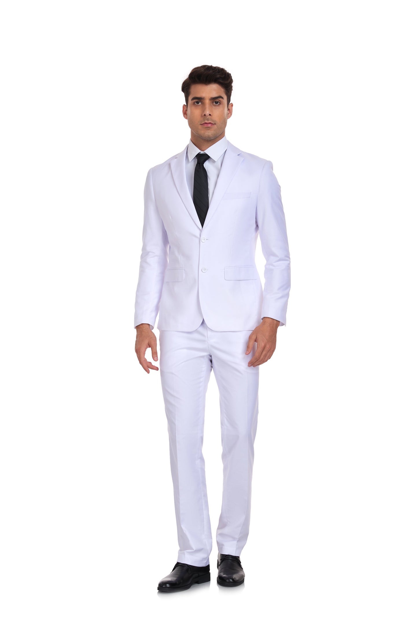 ly1354 White Gentleman's Groomsmen Party Business Banquet 3 Piece Men Suits