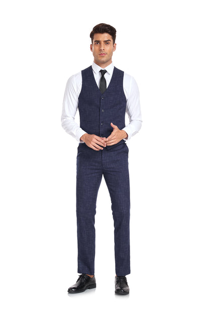 ly1302 Plaid Men's 3 Piece Slim Fit Suit Set (MORE COLORS+)