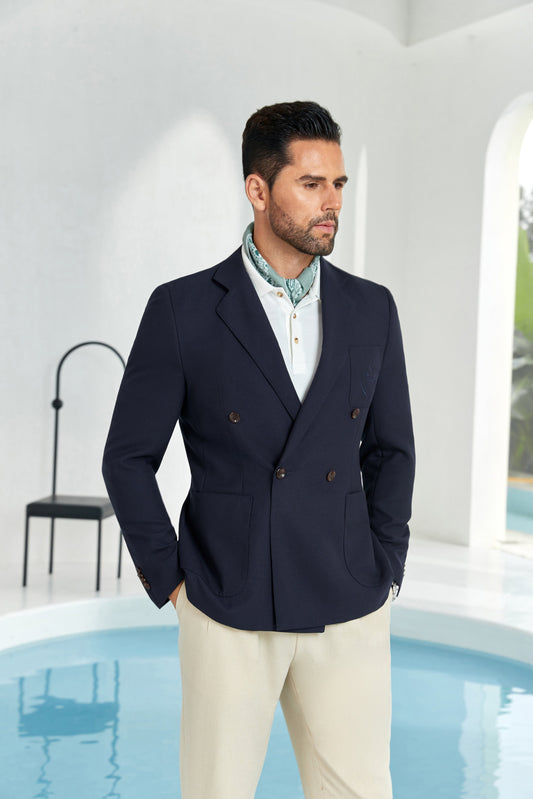 Designer Style New Men's Double Breasted Blazer