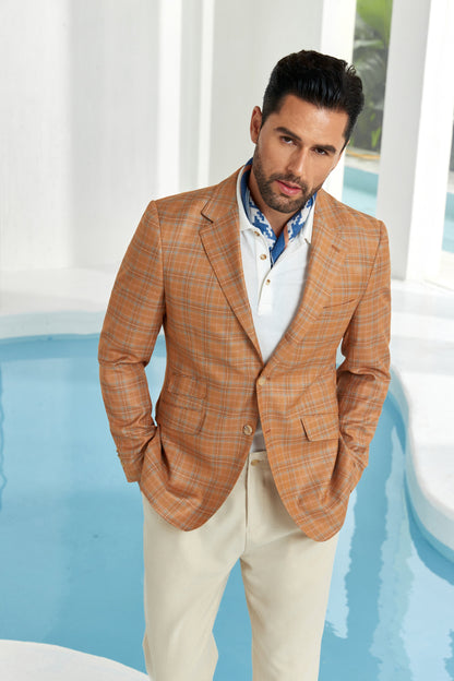 Designer Style New Men's Two Button Blazer