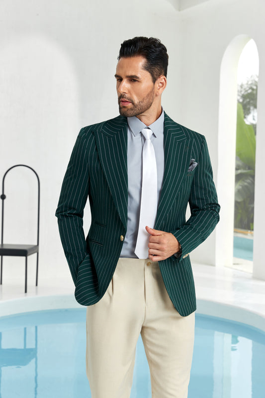 Designer Style New Men's One Button Blazer