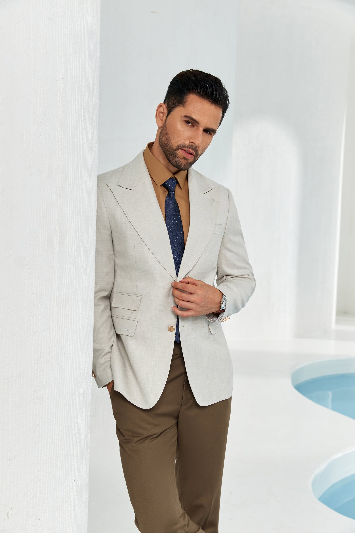 Designer Style New Men's Two Button Blazer