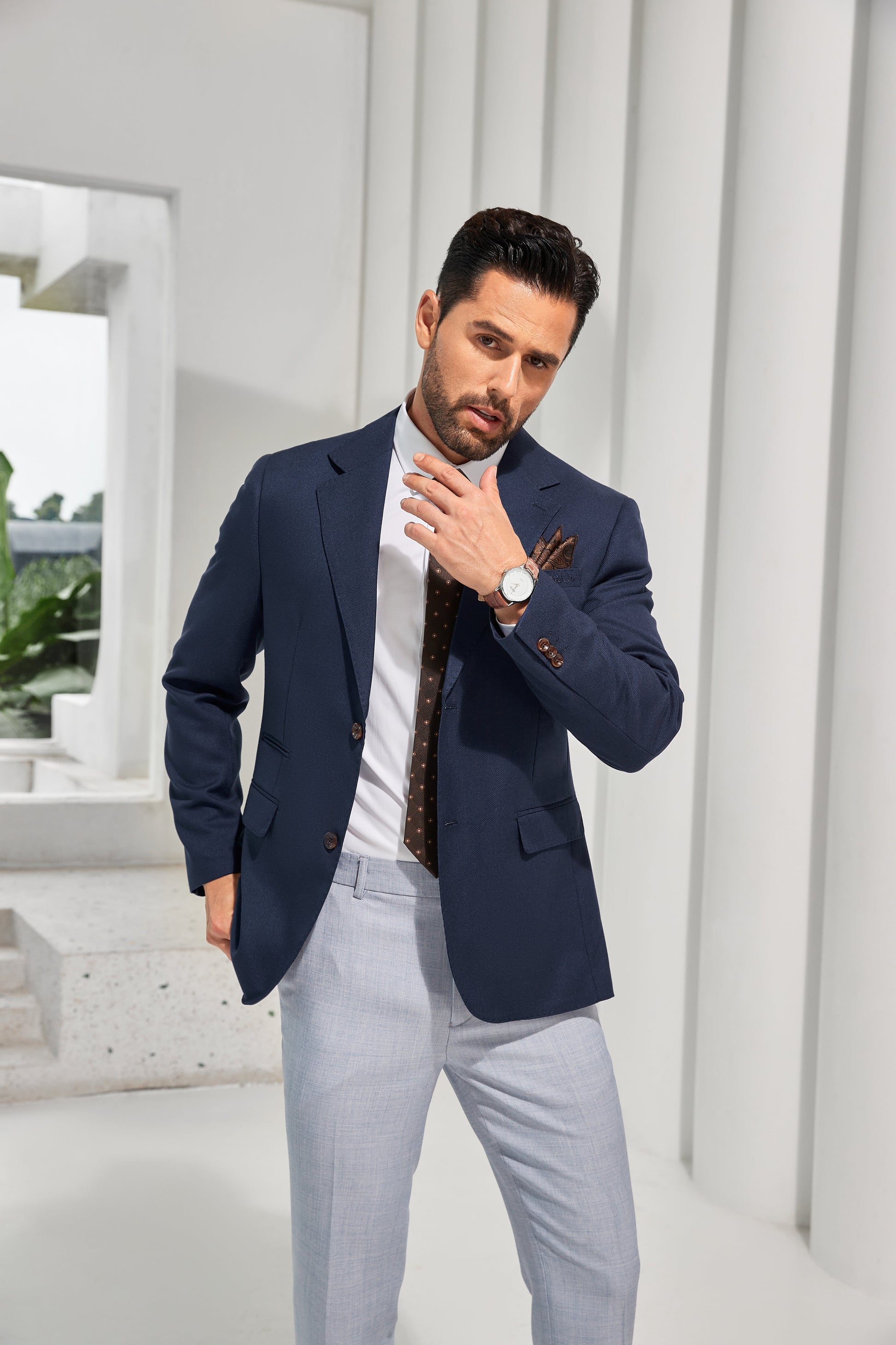 Designer Style New Men's Two Button Blazer