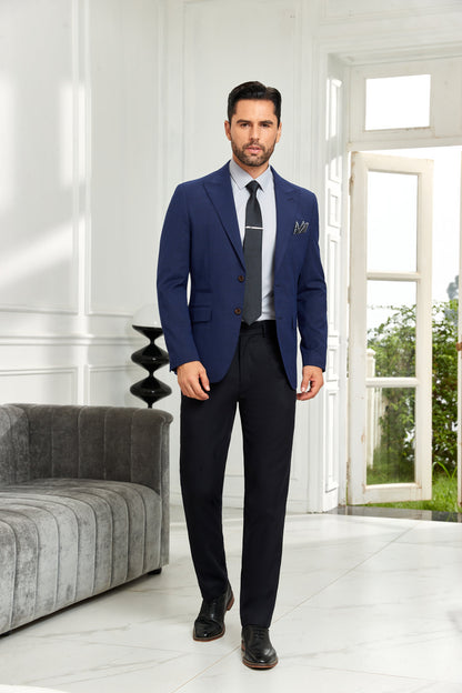 ly1065 Navy Blue Business Fashion Two Button Mens Blazer