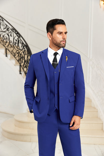 ly1042 Blue Modern 3 Pieces Men Suits