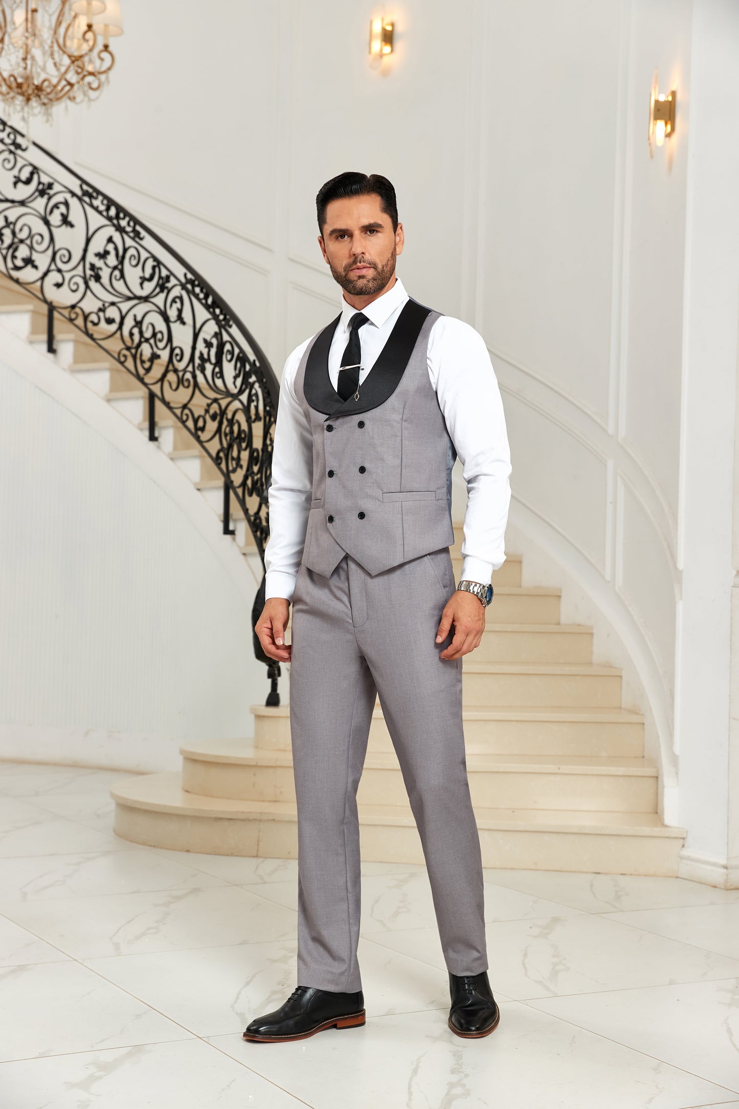 ly1030 Designer Style Unique Design 2 Pieces Men's Suits Vest+Pants