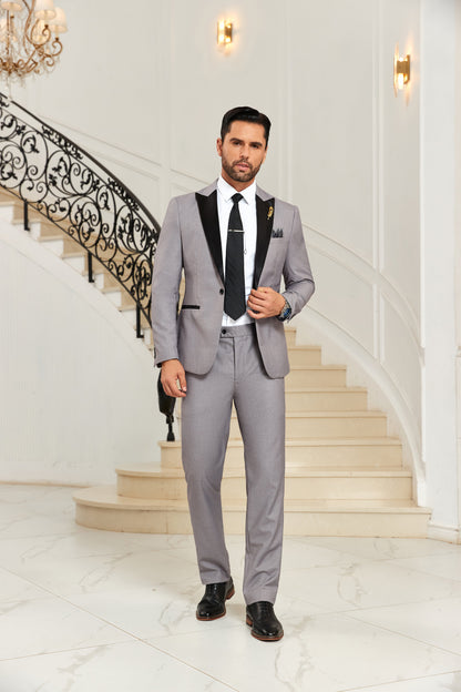 ly1037 Designer Style Unique Design 2 Pieces Men's Suits Jacket+Pants