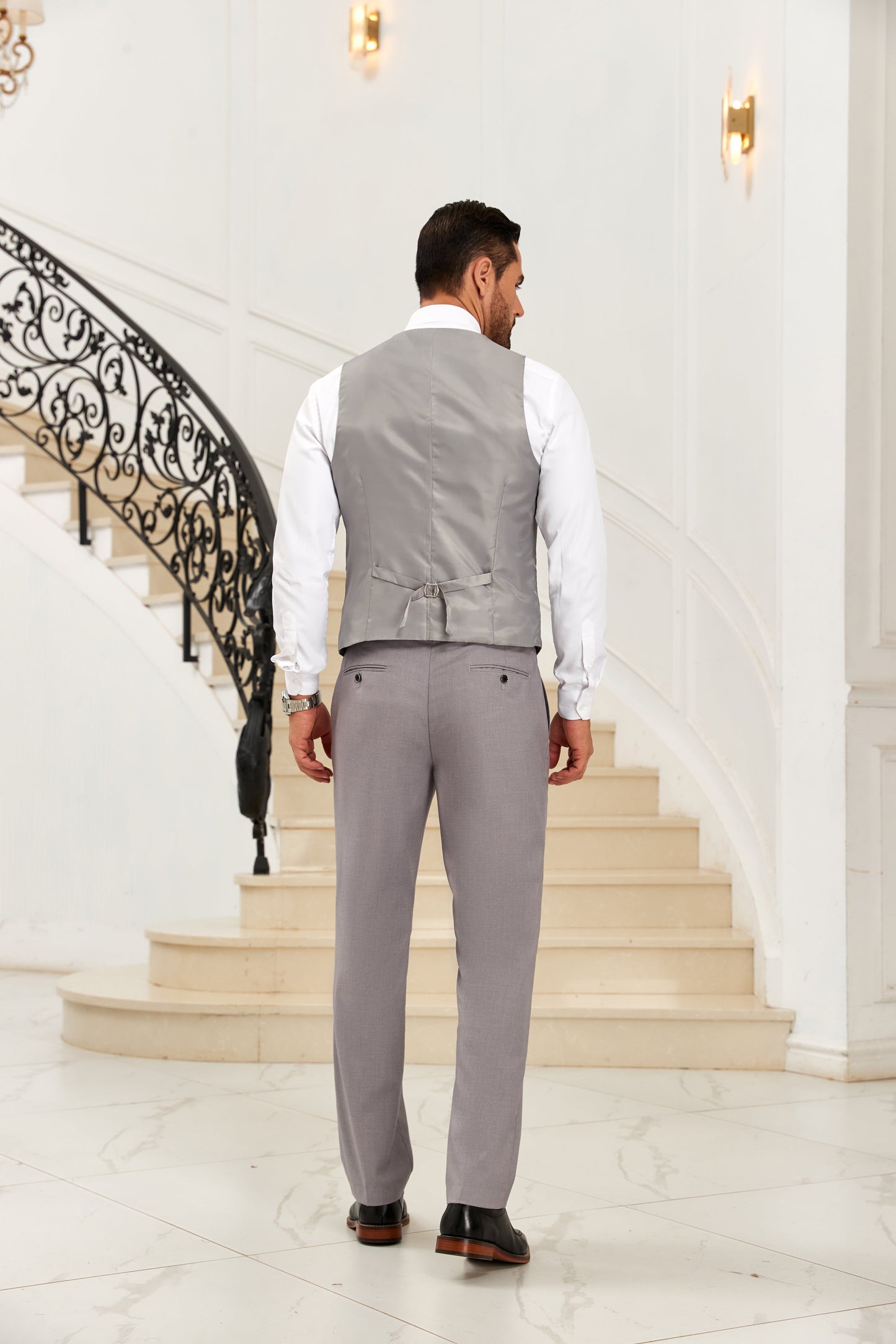 ly1031 Designer Style Unique Design 2 Pieces Men's Suits Vest+Pants