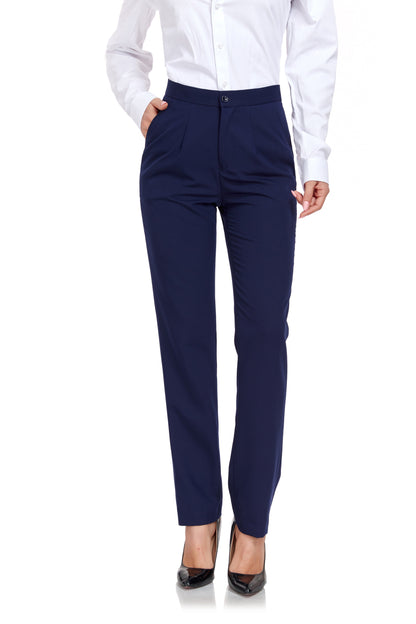 ly1385 Navy Women's 2 Piece Office Work Suit Set