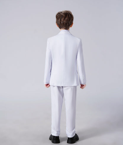 ly1689 White Tuxedo 5 Piece Boys Suits