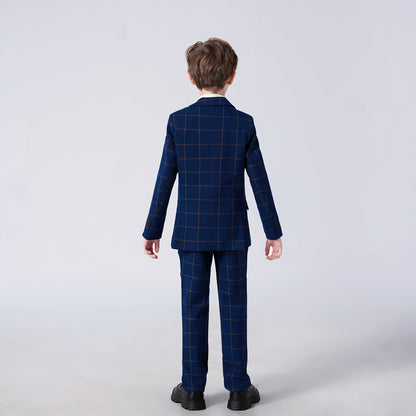 ly1298 Formal 5 Piece Boys Suits（MORE COLORS+)