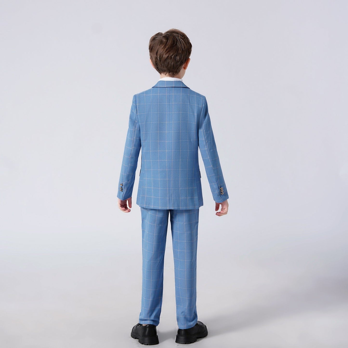 ly1298 Formal 5 Piece Boys Suits（MORE COLORS+)