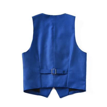 ly1692 Royal Blue Formal Classic 5 Piece Kids Boys Suits