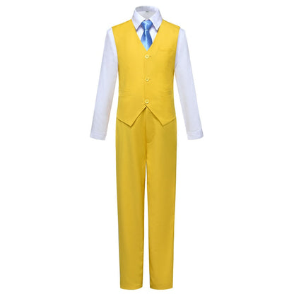 ly1683 Yellow Popular Suits 5 Piece Boys Suits