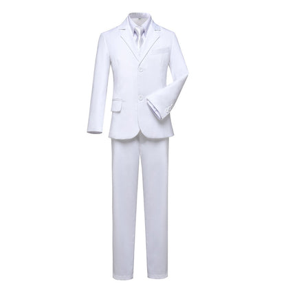 ly1689 White Tuxedo 5 Piece Boys Suits