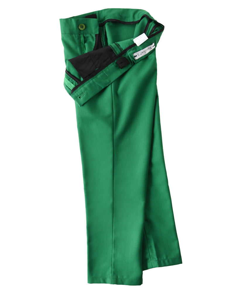 ly1738 Green 4 Piece Boys' Formal Suit Set with Vest Pants Dress Shirt and Tie BS41