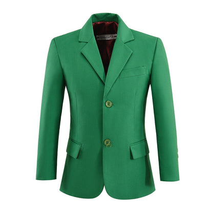 ly1682 Green Kid Boys Classic 5 Piece Boys Suits