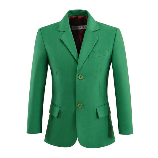 Green Boys Formal Blazer, Hot Sale School Jacket