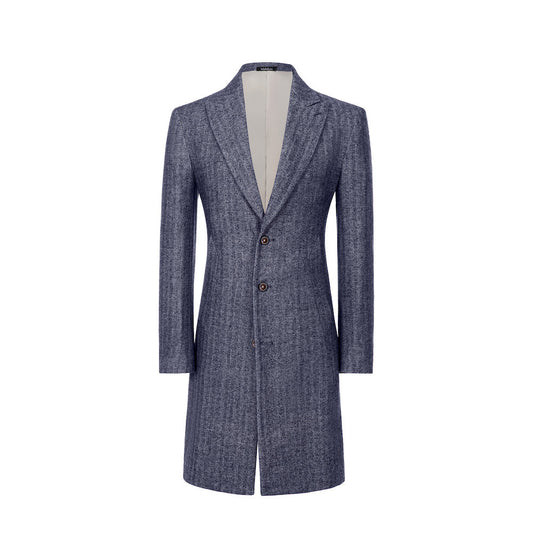 Slim fit classic wool coat with all the right detail and high quality craftmanship