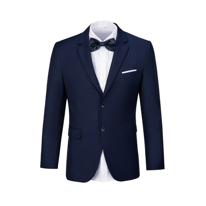 ly1495 Navy Men's Two Button Blazer for Party, Wedding and Business