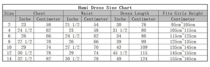 Chiffon Pink Flower Dresses Size Chart