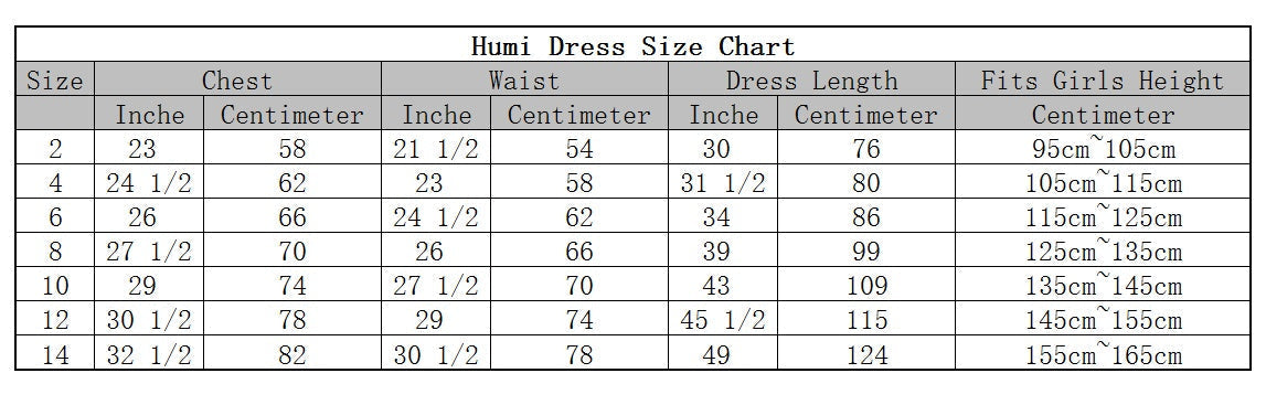 Chiffon Pink Flower Dresses Size Chart