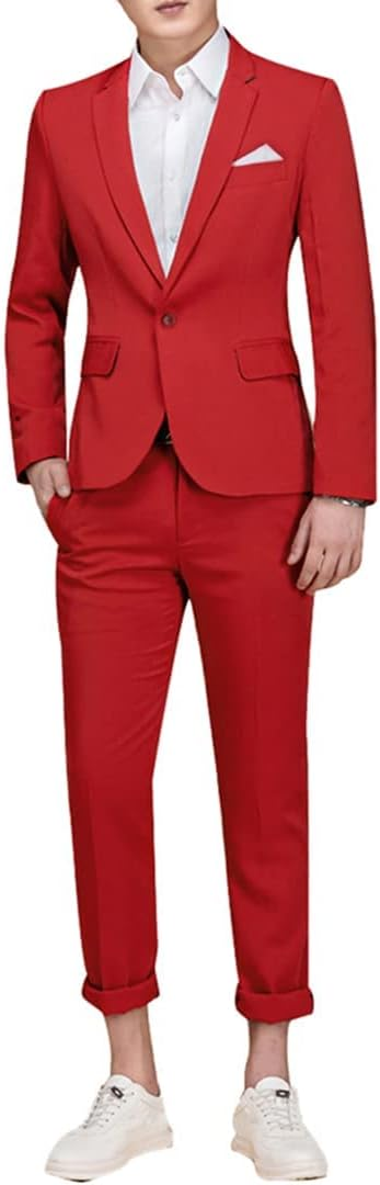 ly1140 Single-Breasted One Button Center 2 Pieces Men's Suit