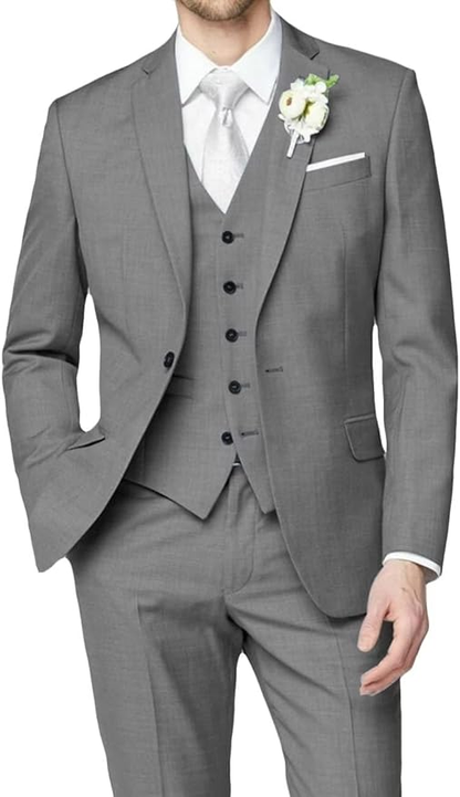 ly1167 Wedding Groomsmen Prom Business 3 Piece Men's Suit