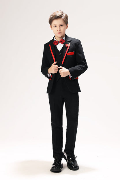 ly1245 Formal Page Boy Colorful 5 Piece Boys Suits