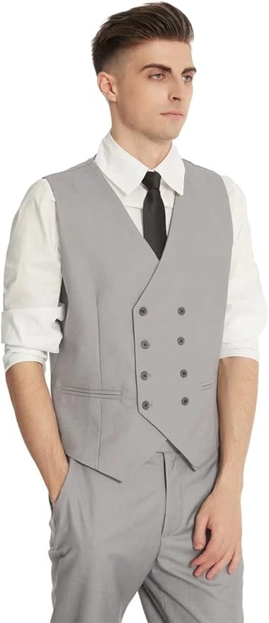 ly1170 Double Breasted Suit One Button 3 Piece Men's Suit