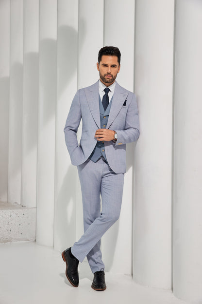 Designer Style New Summer 2 Pieces Men's Suits Jacket and Pants