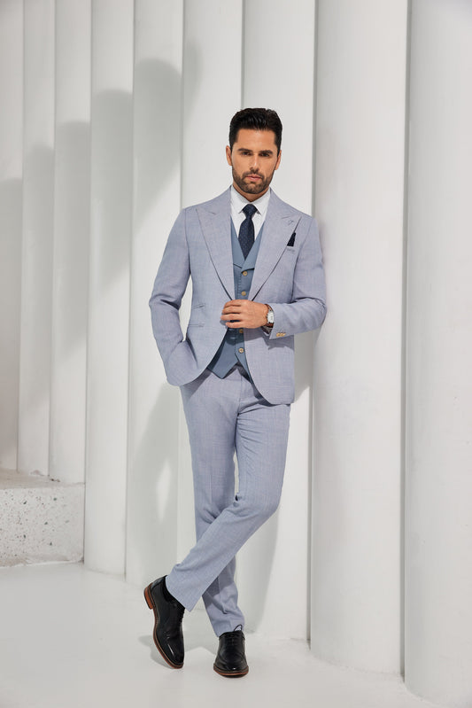 Designer Style New Summer 2 Pieces Men's Suits Jacket and Pants